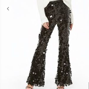 Sequins Flare Pants